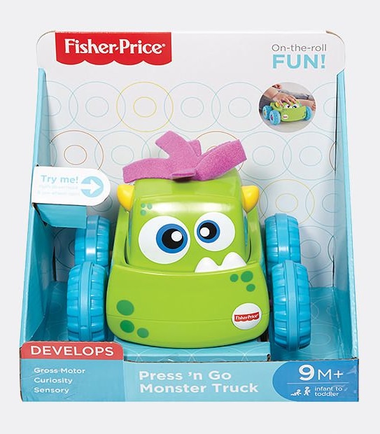 Fisher-Price Press 'N Go Monster Truck Assorted