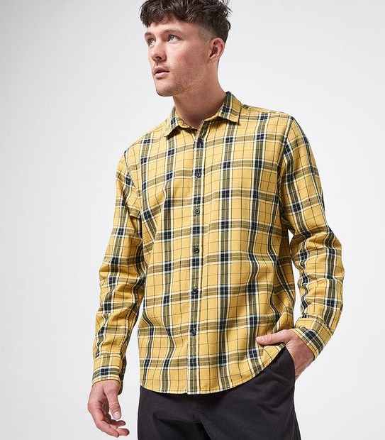 Commons Shirt - Mustard Check