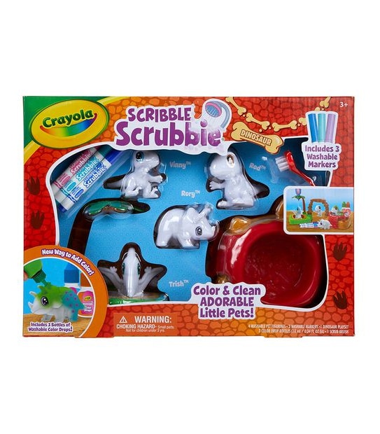 Crayola Scribble Scrubbie Pets Dinosaur Se