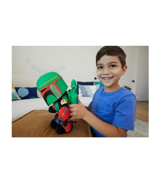 Star Wars Rocket Launching Boba Fett Feature Plush