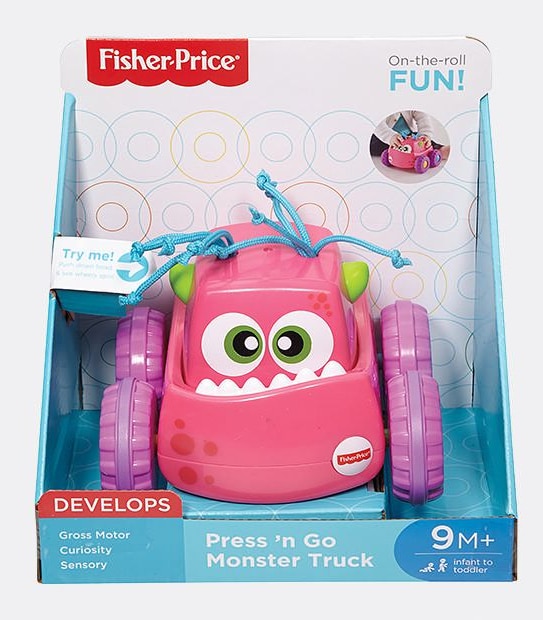 Fisher-Price Press 'N Go Monster Truck Assorted