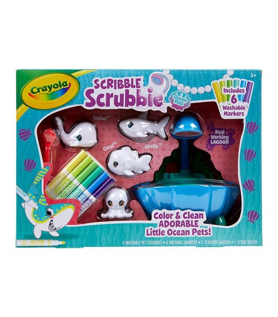 Crayola Scribble Scubbiespet Ocean Lagoon Playset