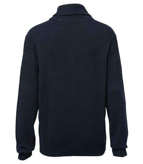 Shawl Neck Knitted Jumper