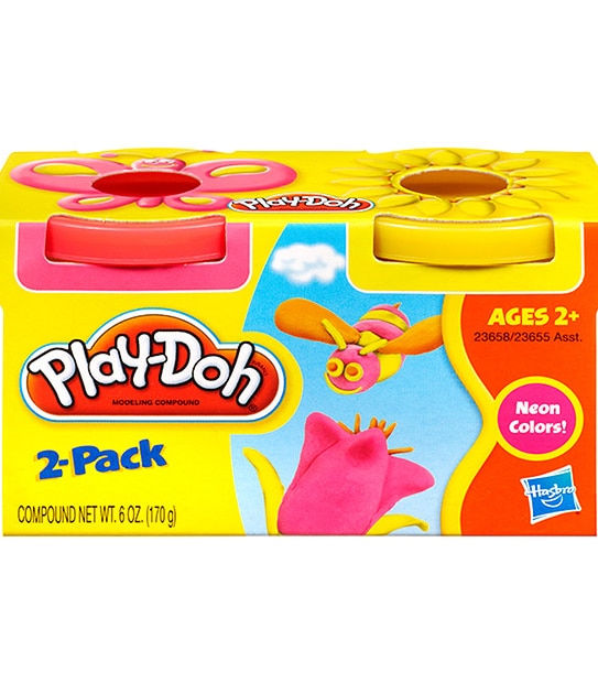 Play-Doh 2 Pack Neon Colours