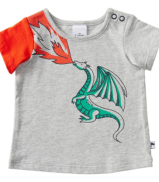 Dragon Print Short Sleeve T-Shirt