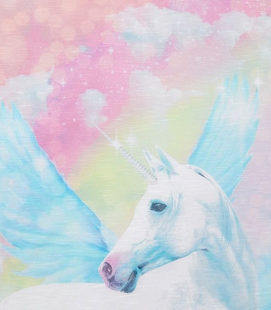 Unicorn Print Short Sleeve Pyjama Set With Eye Mask 2 of 6