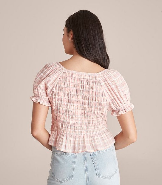 Lily Loves Shirred Bodice Blouse 5 of 6