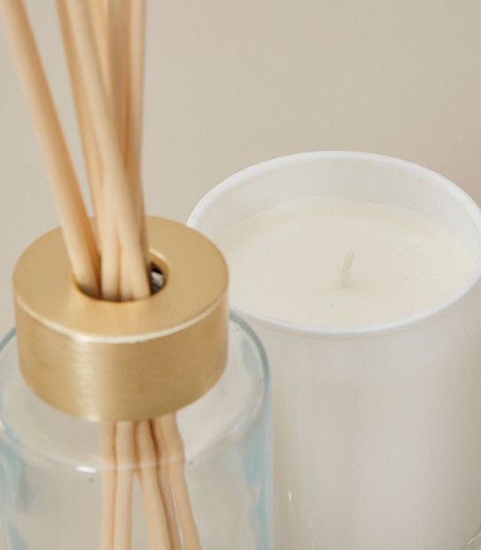 Scented Candle & Diffuser Gift Pack - Salted Caramel