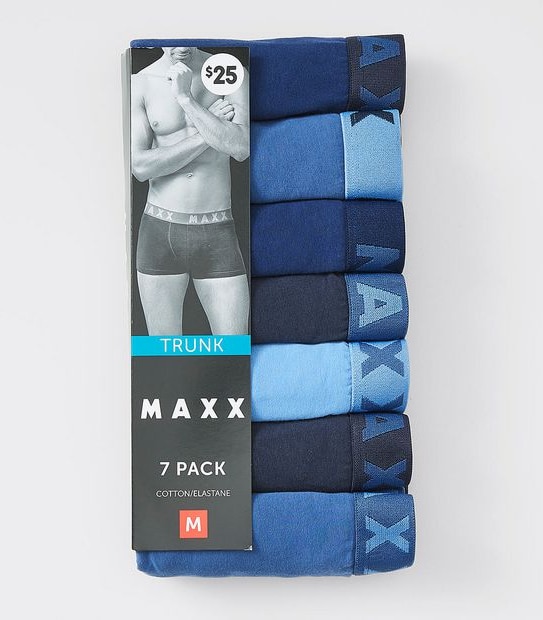 Maxx 7 Pack Trunks - Navy