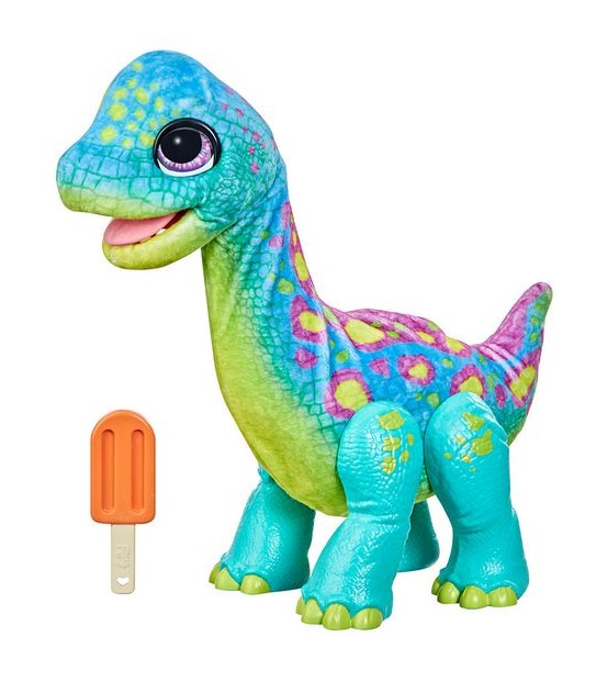 FurReal Snackin’ Sam the Bronto Interactive Animatronic Plush Toy