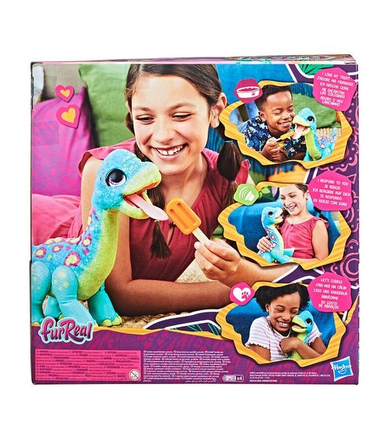 FurReal Snackin’ Sam the Bronto Interactive Animatronic Plush Toy