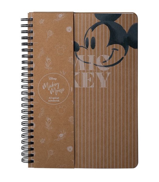 Disney Mickey Mouse A5 Spiral Notebook
