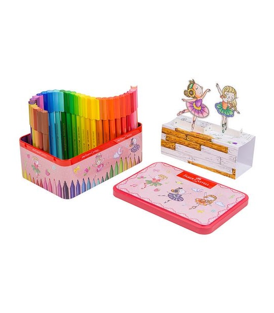 Faber Castelle Connector Pens Music Box - 20 Pack