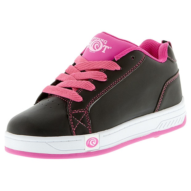 Piping Hot Roller Shoes Size 1 - Black / Pink