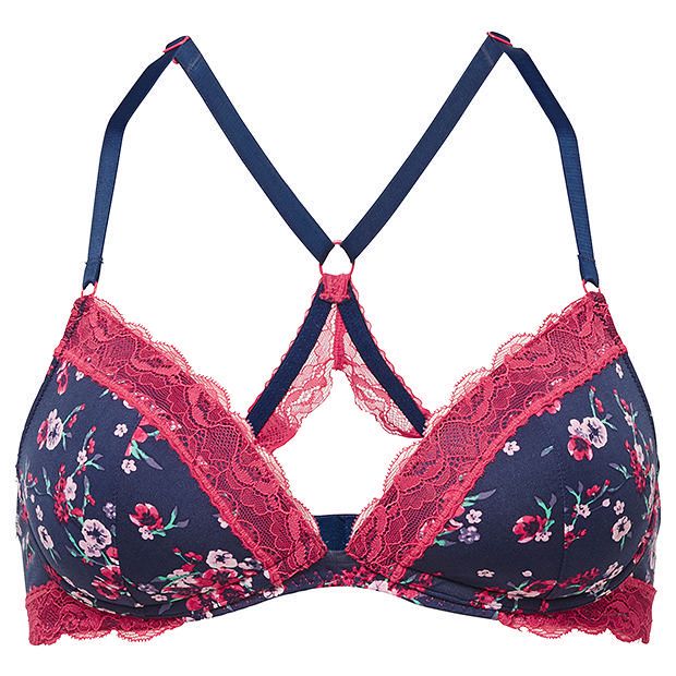 Lily Loves Midnight Floral Wirefree Bra Lily Loves Midnight Floral Wirefree Bra