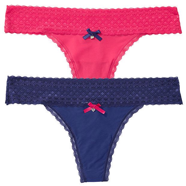 Lily Loves 2 Pack Midnight G-string Lily Loves 2 Pack Midnight G-string