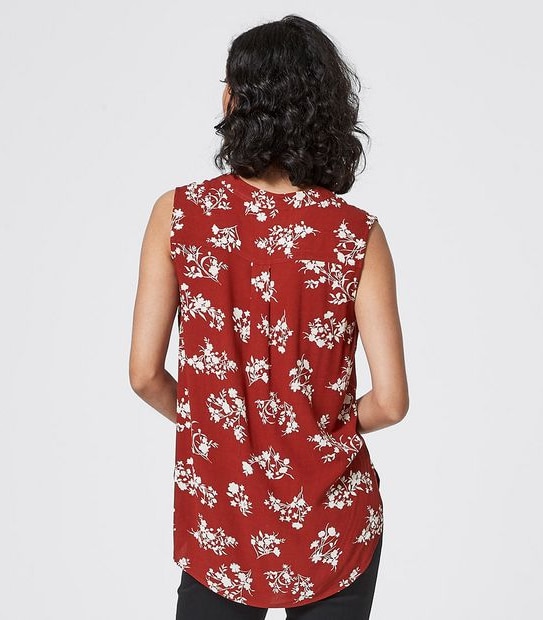 Sonia Sleeveless Notch Neck Blouse  3 of 4