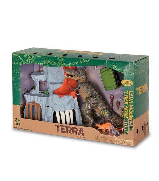 Terra Lava Mountain, T. Rex Adventure Electronic Playset