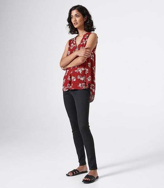 Sonia Sleeveless Notch Neck Blouse  4 of 4