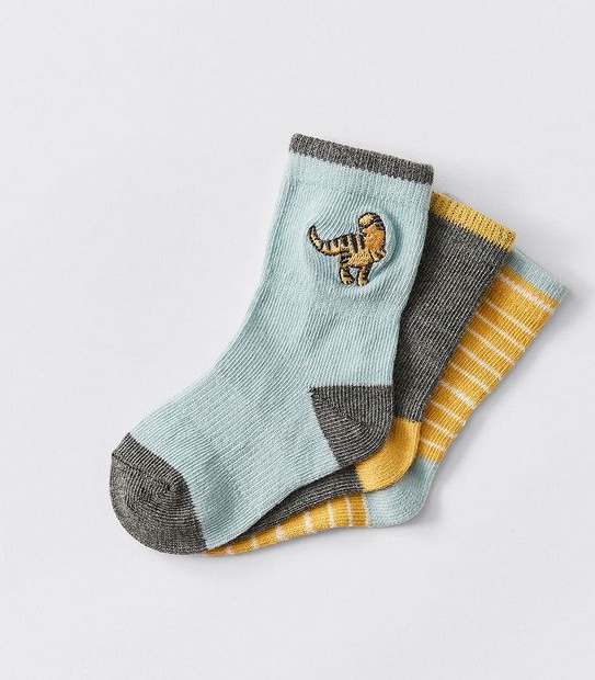 Baby Organic Cotton Socks 3 Pack