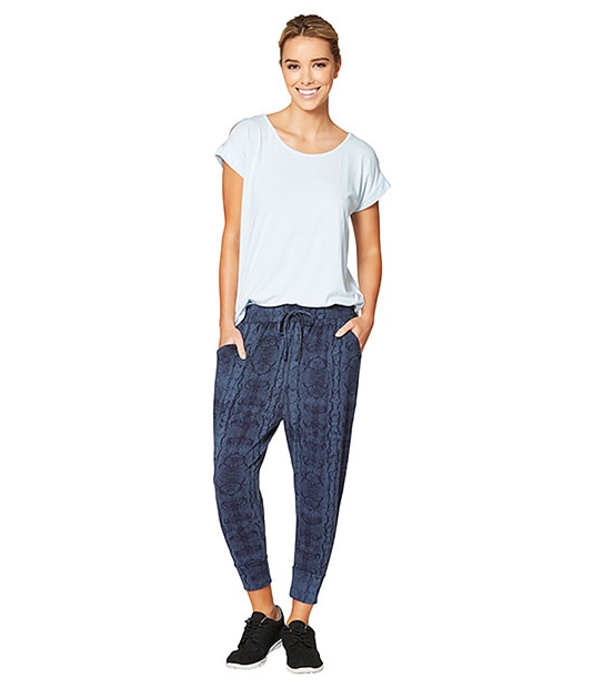 Giaan by Spalding 3/4 Harem Pants - Toxin