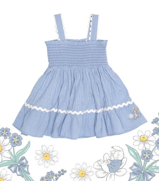 Peter Rabbit Baby Shirred Dress