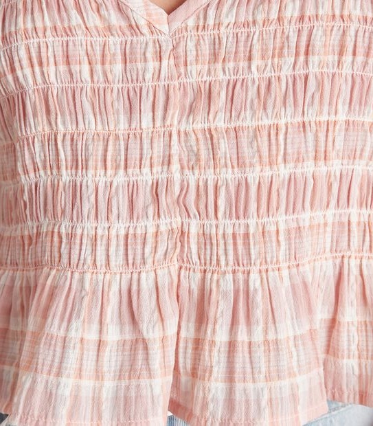 Lily Loves Shirred Bodice Blouse 6 of 6