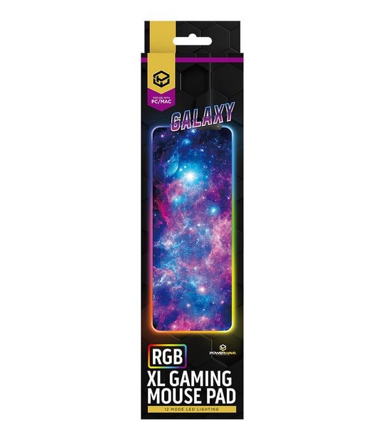 Powerwave RGB XL Gaming Mouse Pad Galaxy