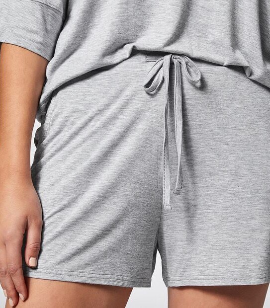 Bamboo Sleep Shorts - Grey Marle