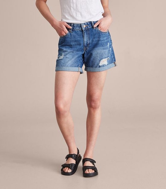 Denim Boyfriend Shorts