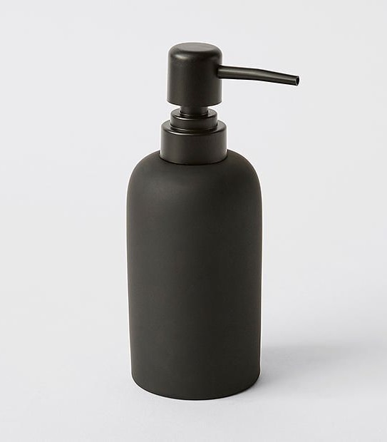 Matte Black Soap Dispenser