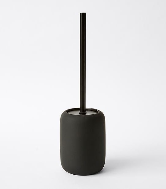 Matte Black Toilet Brush Holder