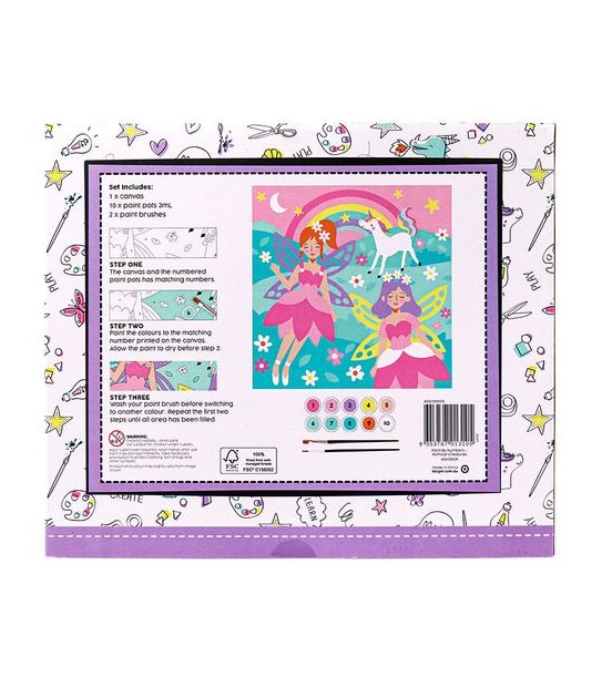 Mythical Creatures Paint By Numbers Canvas