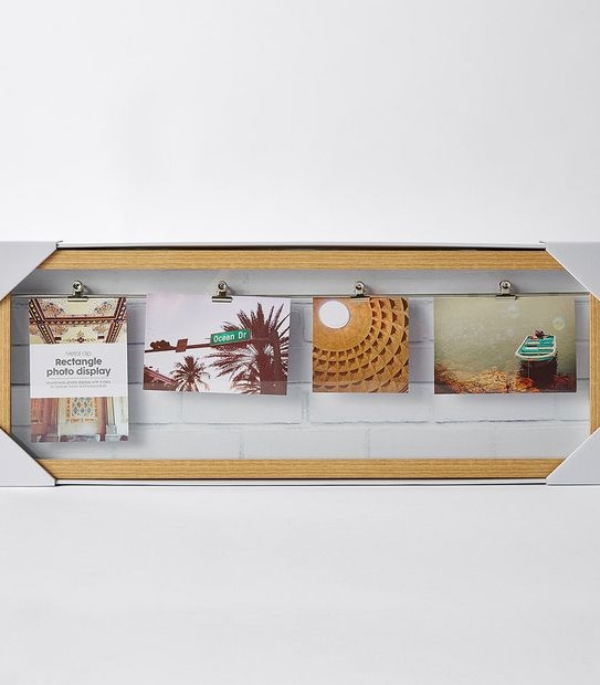 Metal Clip Rectangle Photo Display
