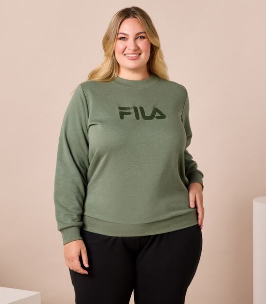 Fila Plus Size Bell Crew Jumper