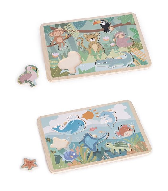 Wooden Basic Puzzles - Assorted*