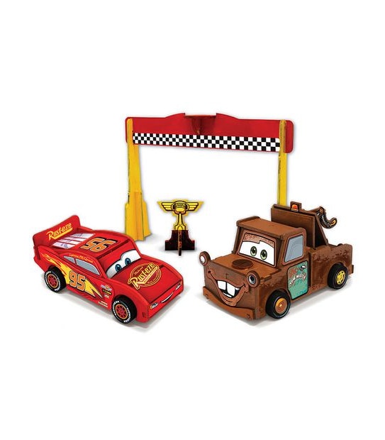 Wood WorX Pixar - Cars - Lightning McQueen & Mater (Twin Pack)