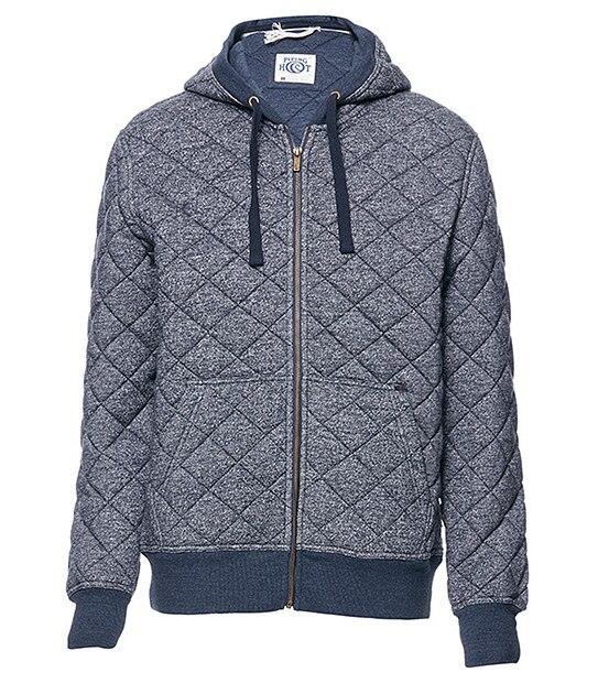 Piping Hot Blizzard Quilted Hoodie