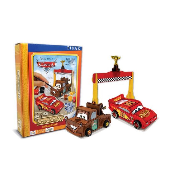 Wood WorX Pixar - Cars - Lightning McQueen & Mater (Twin Pack)