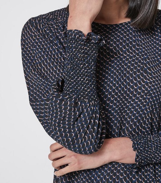 Preview Relaxed Smock Shoulder Shell Top 3 of 5