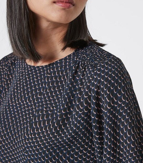 Preview Relaxed Smock Shoulder Shell Top 4 of 5