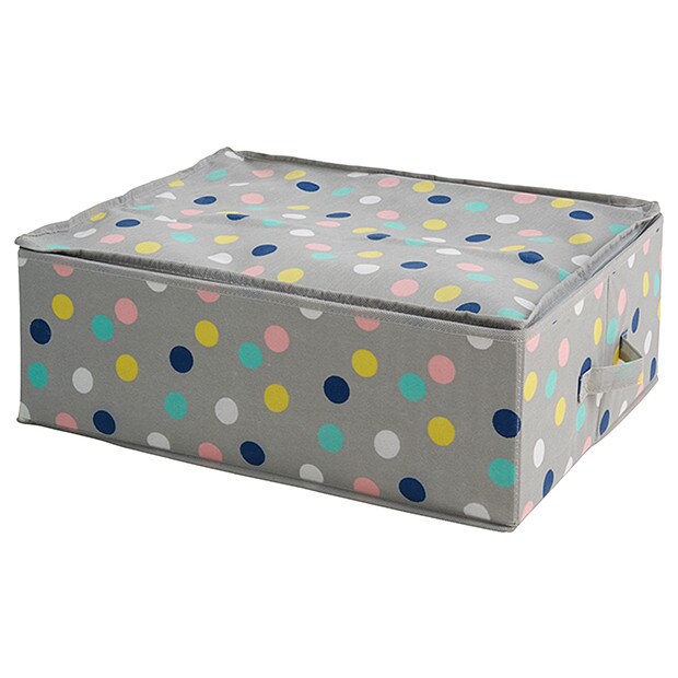 Kids' Underbed Fabric Storage Unit - Polkadot