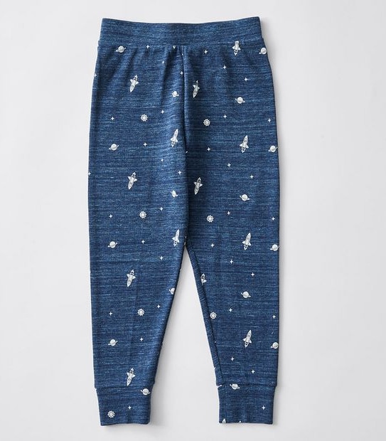 Organic Cotton Waffle Space Pyjama Set