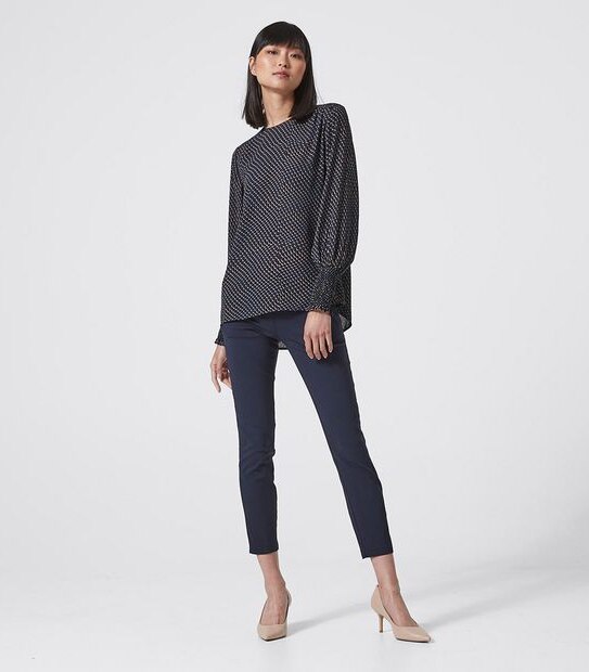 Preview Relaxed Smock Shoulder Shell Top
