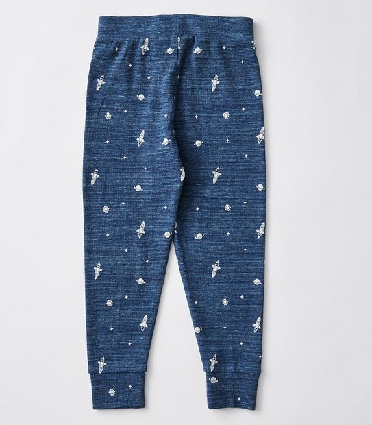 Organic Cotton Waffle Space Pyjama Set