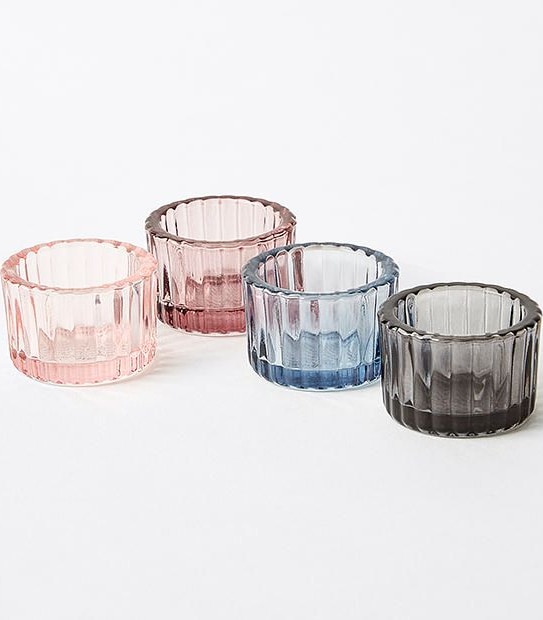 4 Pack Coloured Tea Light Holders Target Australia
