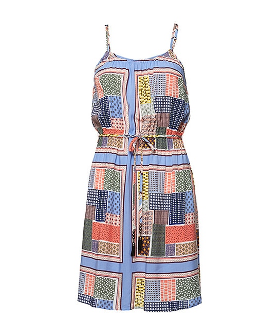 Elastic Waist Dress - Scarf Print 3 of 5