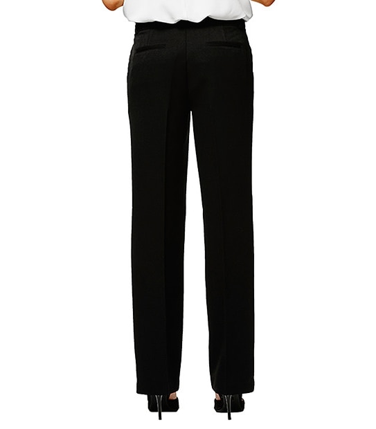 Tailored Wide Leg Pants - Black 3 of 4