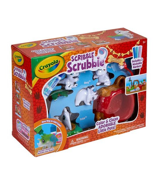 Crayola Scribble Scrubbie Pets Dinosaur Se