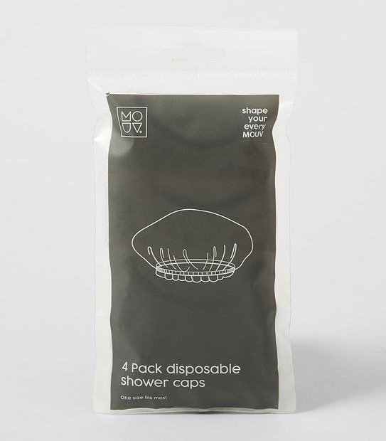 MOUV Disposable Shower Cap 4 Pack